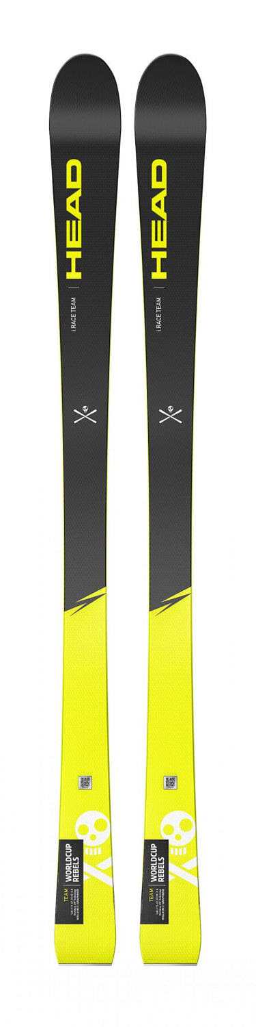 Горные лыжи с креплениями HEAD 2020-21 WC iRace Team SW+SX 7.5 GW AC BRAKE 78 [J] black/neon yellow