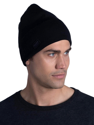 Шапка Buff Knitted & Fleece Band Hat SOLID Black