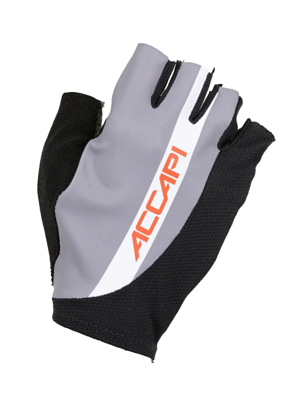 Перчатки велосипедные Accapi Fingerless Cycling Gloves Gray/White