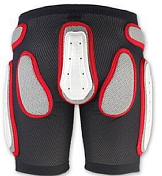 Защитные шорты NIDECKER Padded Plastic Shorts White/Red