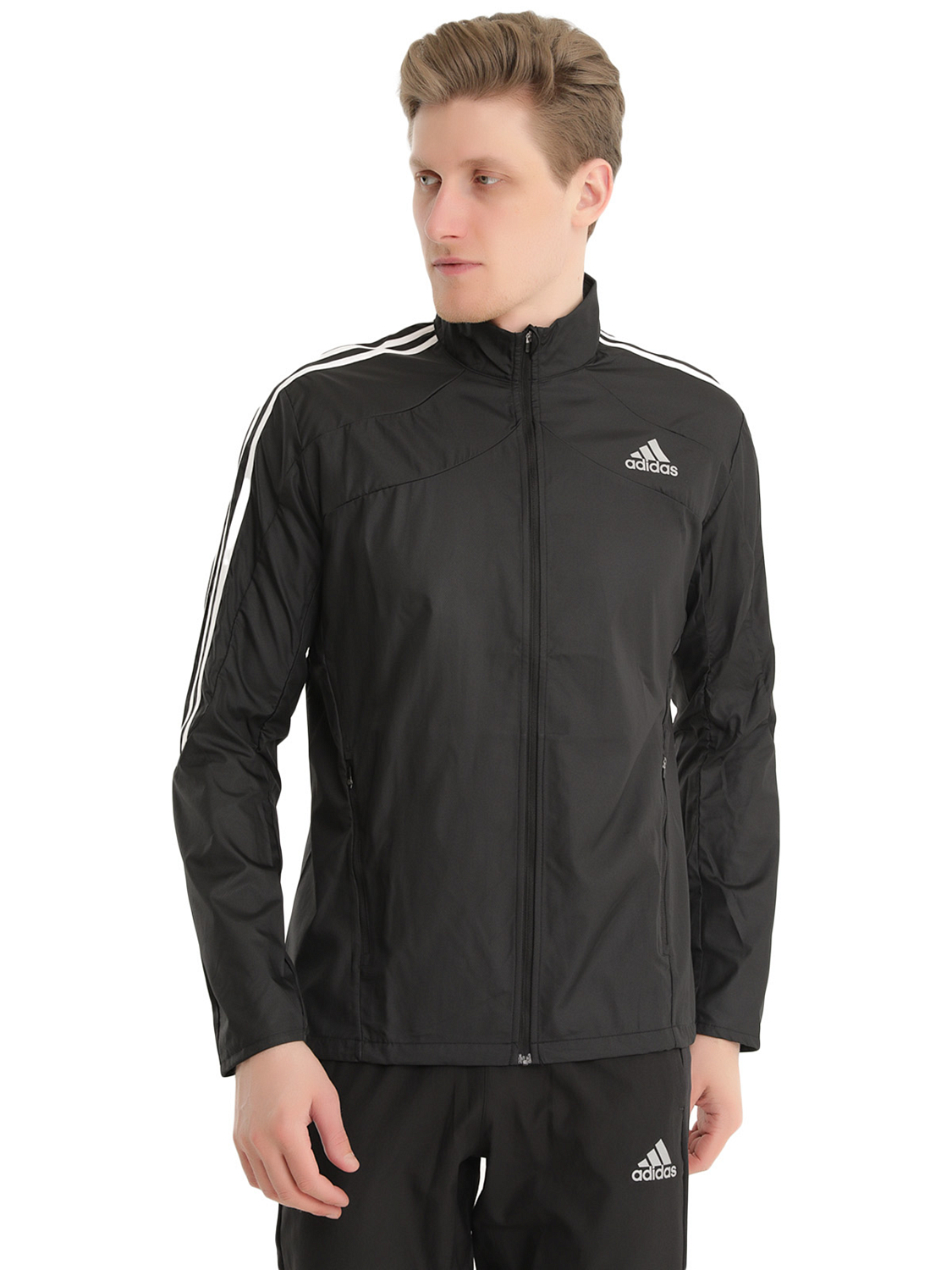 Куртка беговая Adidas Marathon Black/White