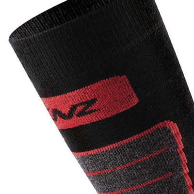 Носки LENZ Skiing 1.0 Black/Grey/Red
