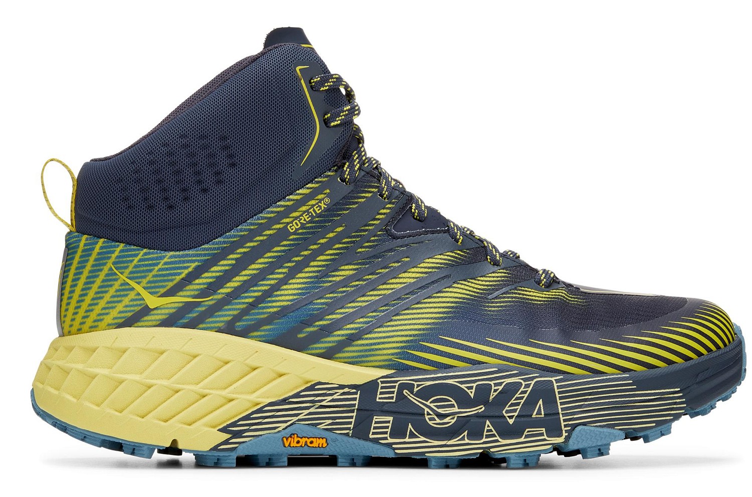 Кроссовки Hoka M Speedgoat Mid 2 Gtx Ombre Blue/Blue Sheen