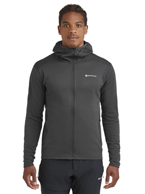 Флисовая куртка Montane Fury Lite Hoodie Midnight Grey