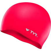 Шапочка для плавания TYR 2022 Wrinkle Free Silicone Cap Красный