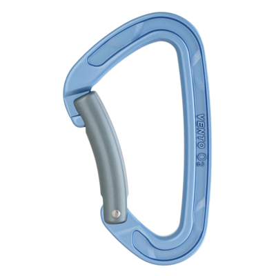 Карабин Vento с гнутой защелкой Keylock Oxygen Blue