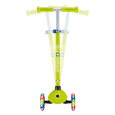 Самокат детский Globber Primo Lights V2 Зелено-Синий