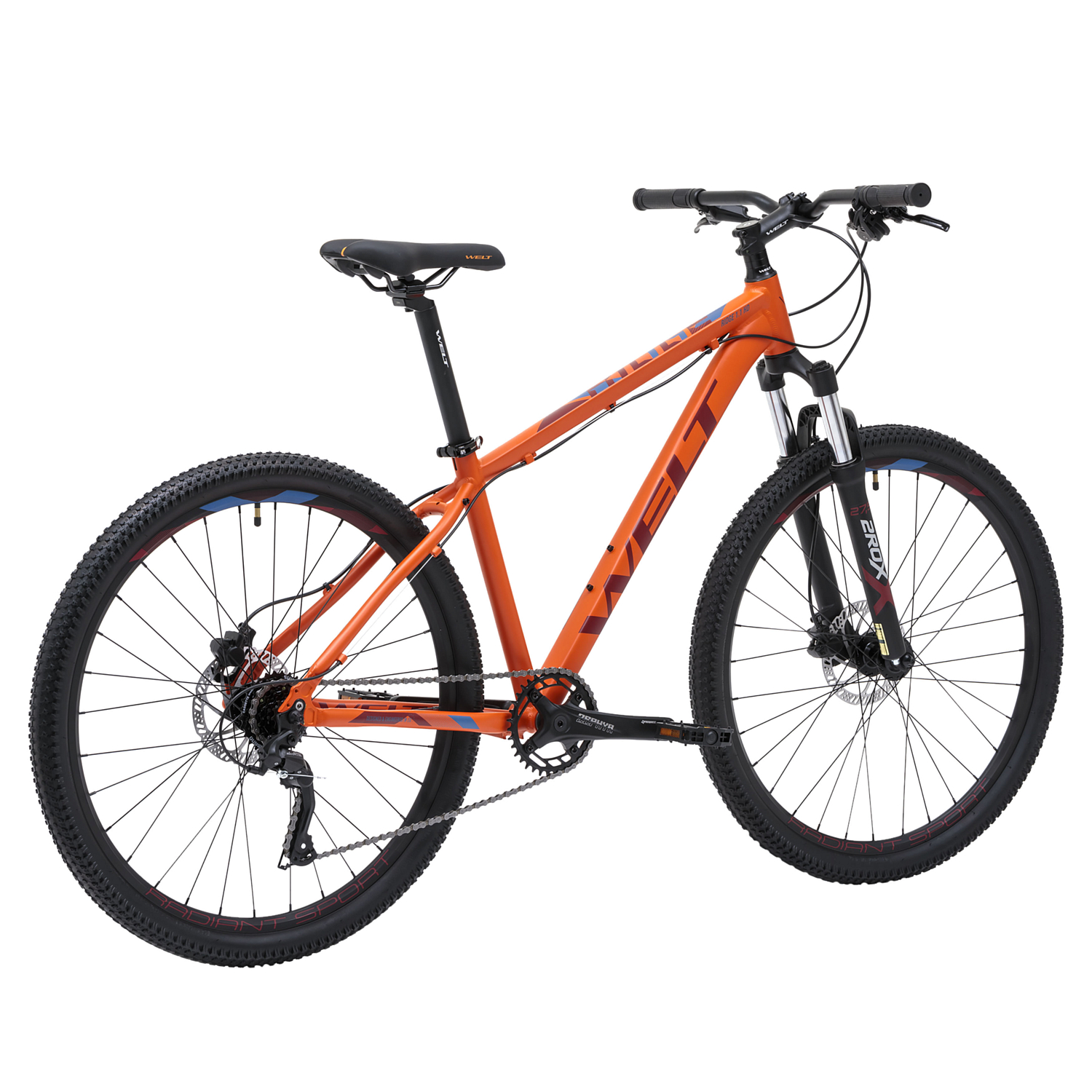 Велосипед Welt Ridge 1.1 HD 27 2024 Orange