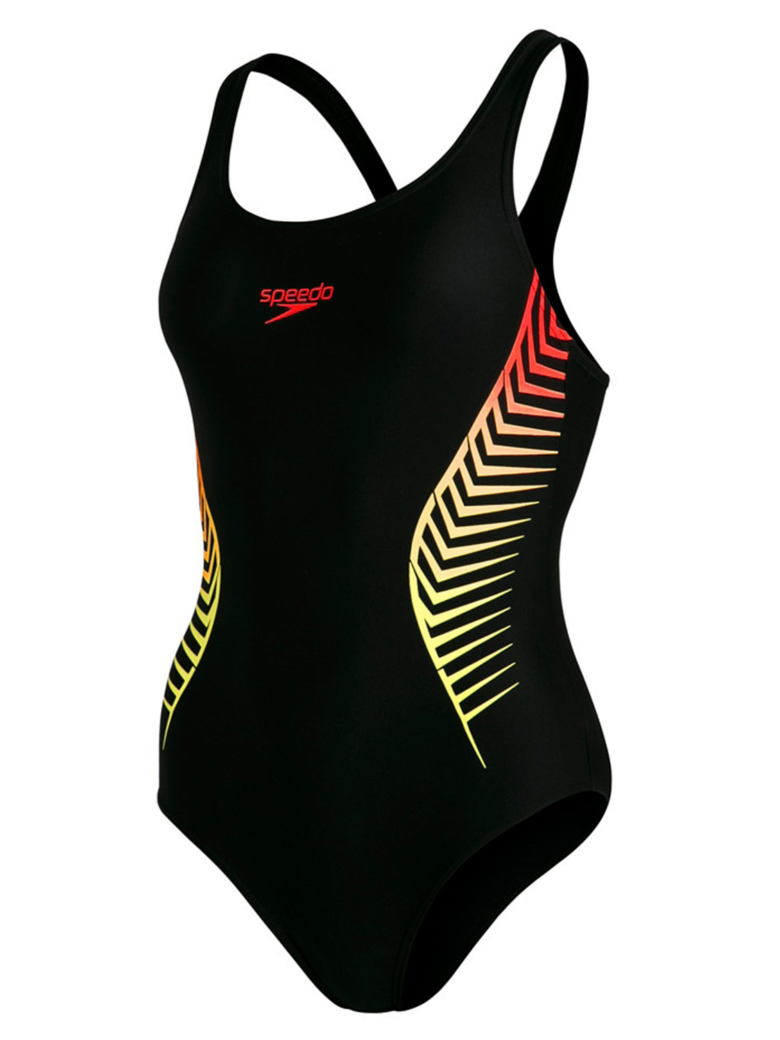 Купальник Speedo Plmt Msbk Af Black/Yellow