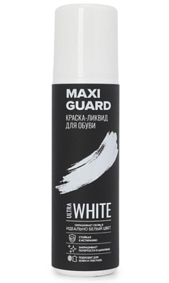 Краска-ликвид для обуви MaxiGuard для обуви Ultra White 75 мл