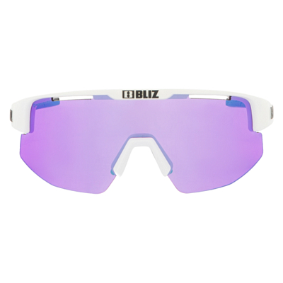 Очки солнцезащитные BLIZ Matrix Small Nano Optics Matt White/Violet ...