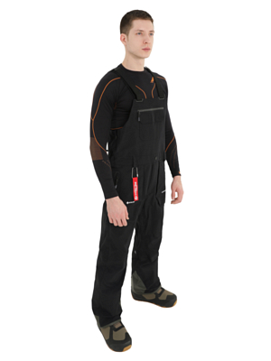 Брюки сноубордические Volcom Rain Gore-Tex Bib Overall Black