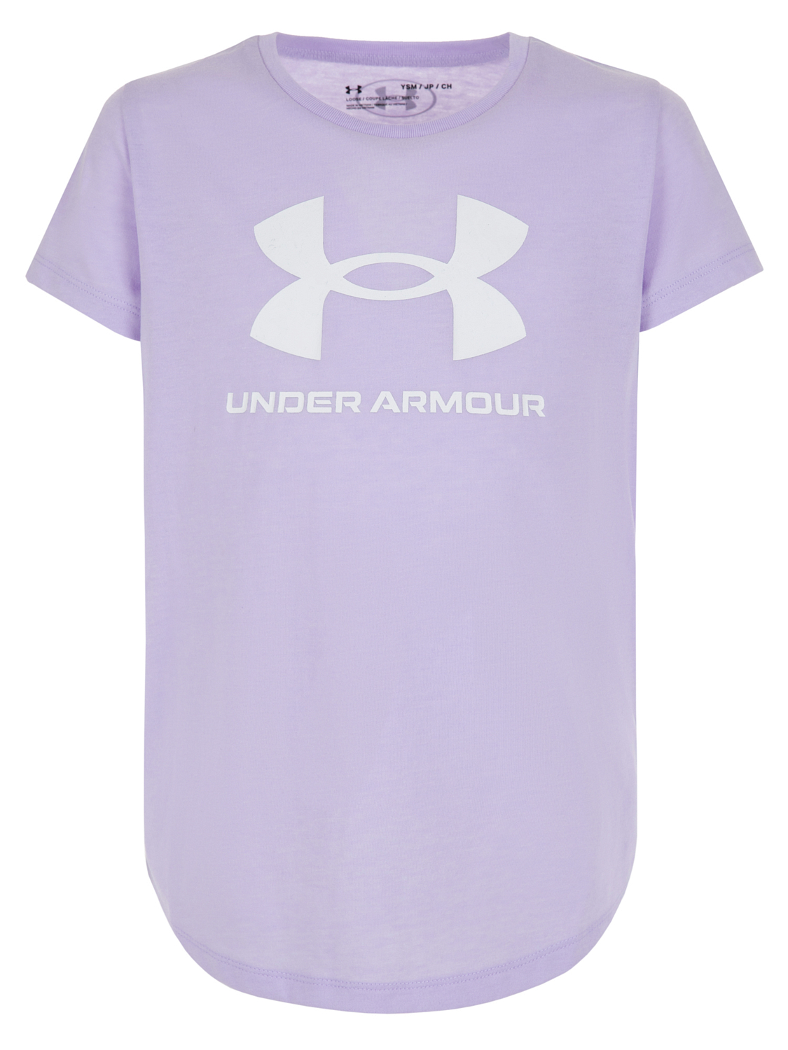 Футболка беговая Under Armour Sportstyle Logo Purple