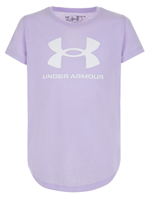 Футболка беговая Under Armour Sportstyle Logo Purple