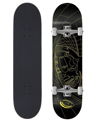 Скейтборд Footwork 8 X 31.5 Tushev Fisheye Yellow/Black