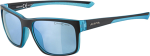 Очки солнцезащитные Alpina 2021-22 Lino I Black/Blue Transparent Matt/Blue Mirror
