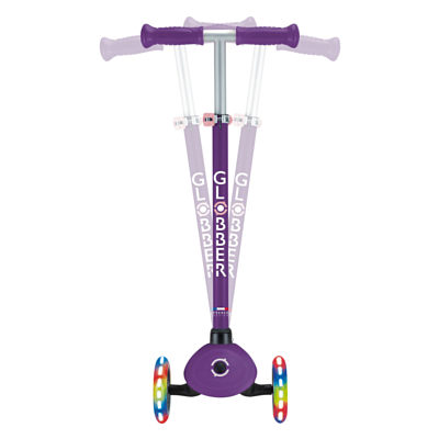 Самокат детский Globber Primo Lights V2 Фиолетово-Розовый