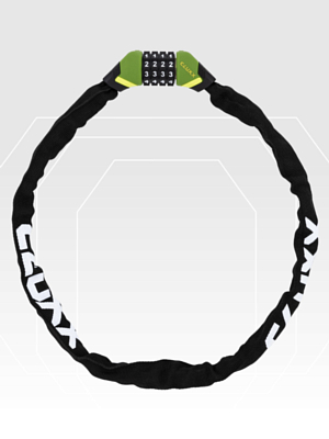 Замок велосипедный CLUXX Keeper 85C Green/Black