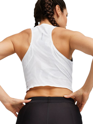 Топ беговой Puma Ultraspun Crop White