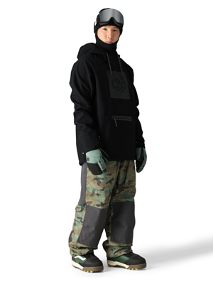 Куртка-анорак сноубордическая 686 Waterproof Black