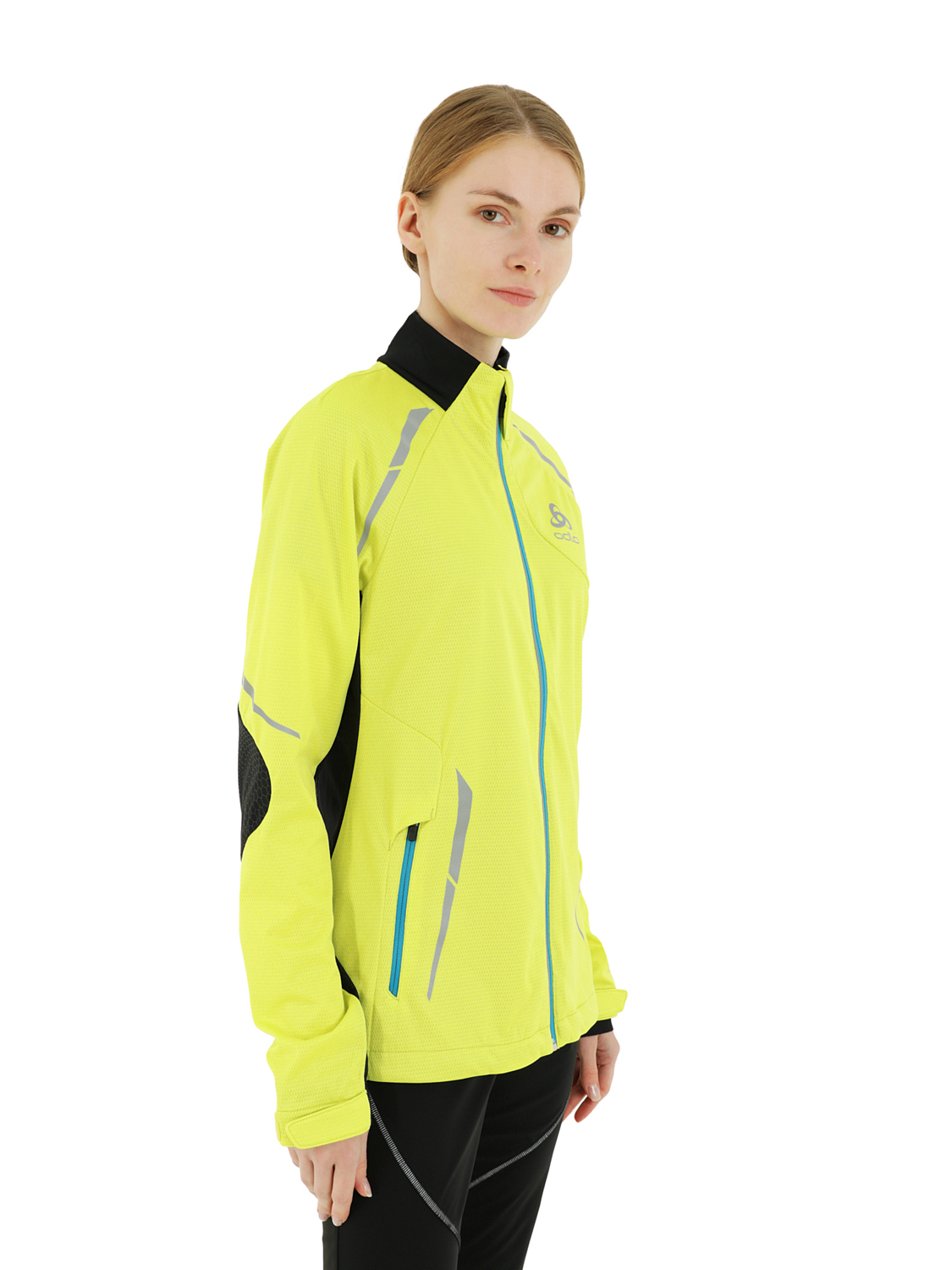 Куртка беговая ODLO Jacket FREQUENCY Sulphur Spring