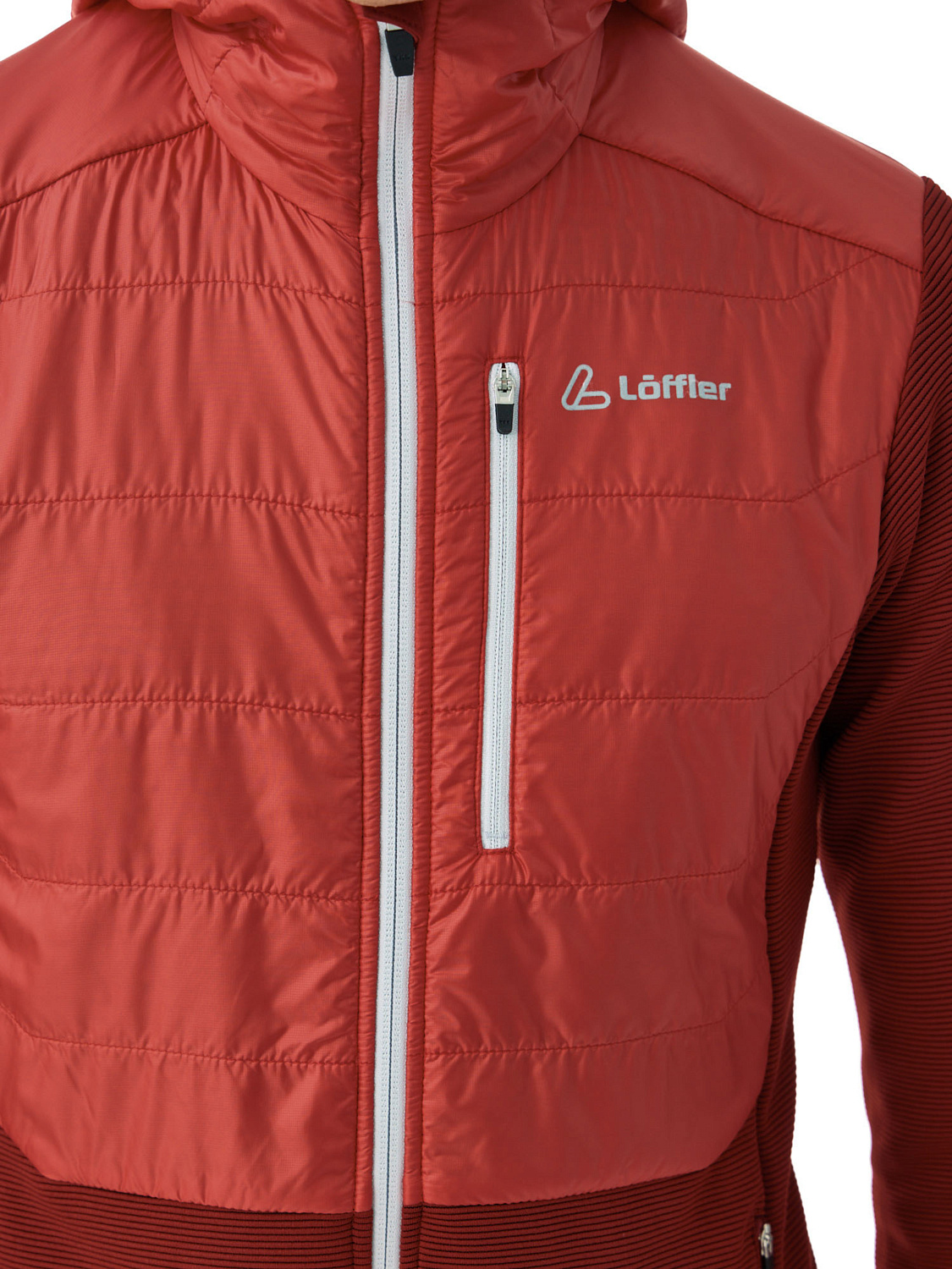 Куртка беговая Loeffler Hybrid Ozzy Pl Active Red