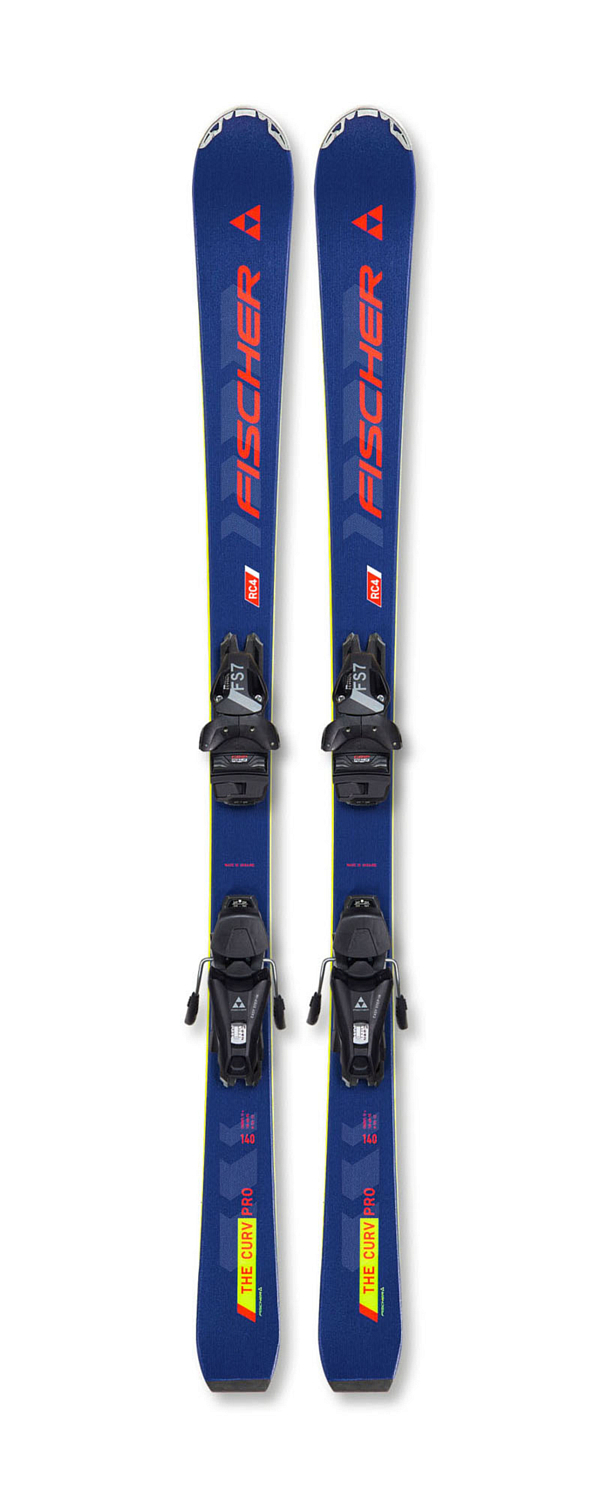 Горные лыжи с креплениями FISCHER THE CURV PRO JR. (130-150) + FS 7