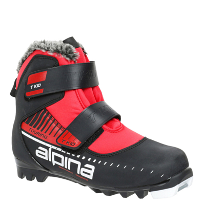 Лыжные ботинки ALPINA T KID Black/White/Red