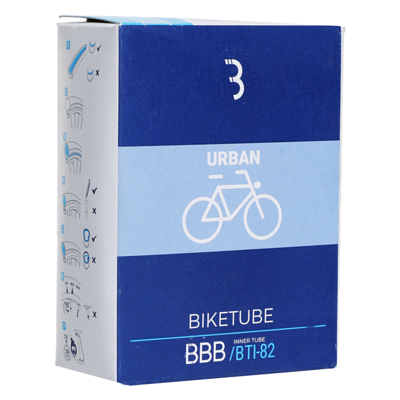 Велокамера BBB BikeTube 700x30/43C AV 40mm Black