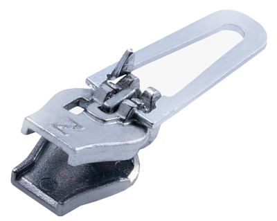 Бегунок для молнии ZlideOn Plastic Zipper L Silver