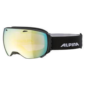 Очки горнолыжные ALPINA Big Horn Qv Black Matt/Qv Gold Sph. S2-3