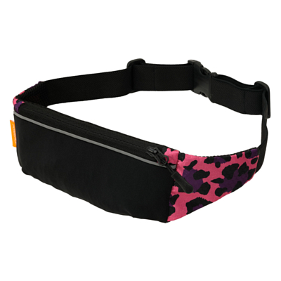Поясная сумка POWERUP Elastic Leo Pink