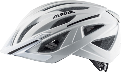 Велошлем ALPINA Haga White Gloss