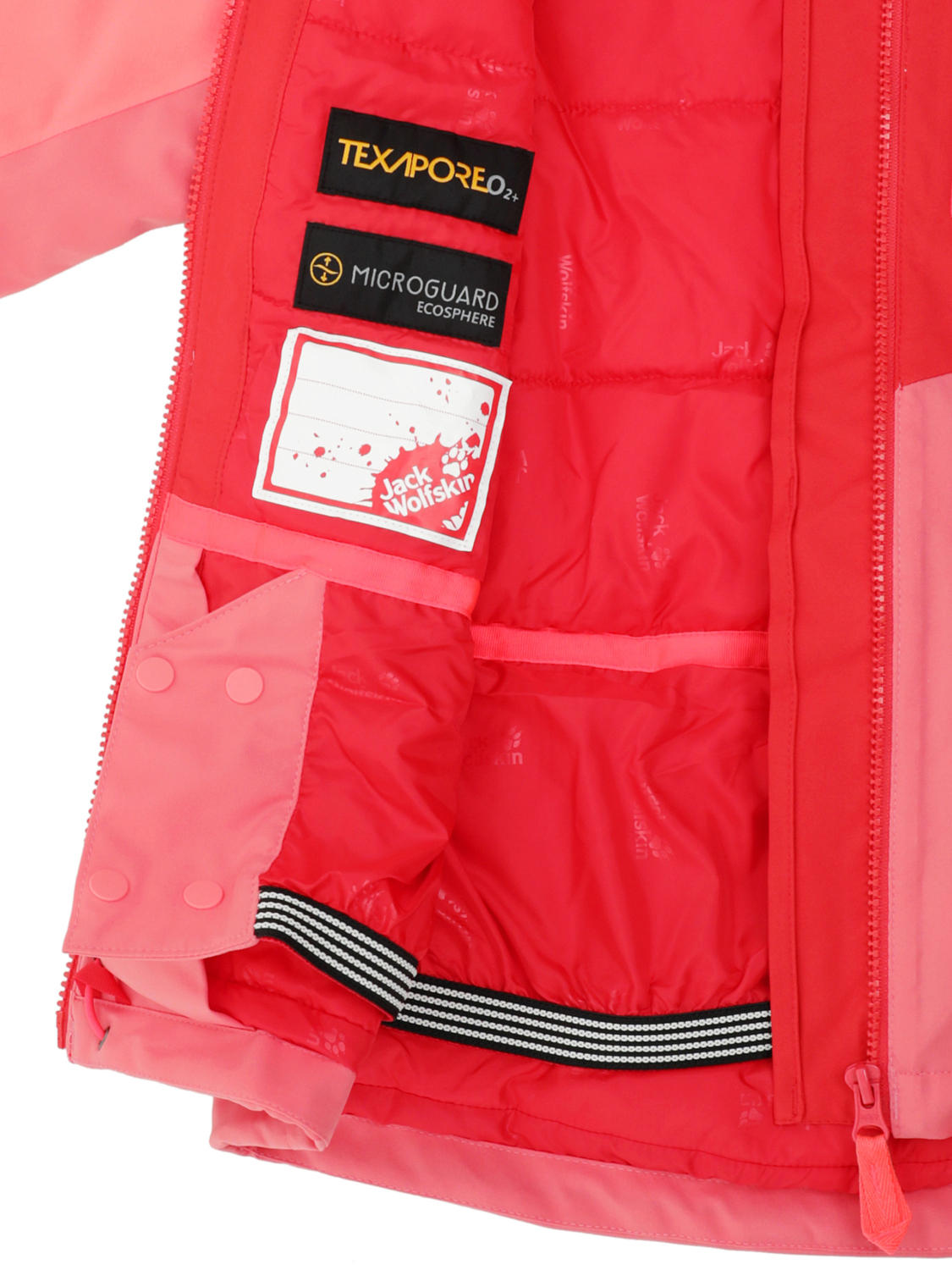 Куртка горнолыжная детская Jack Wolfskin Great Snow Jacket Kids Coral Pink