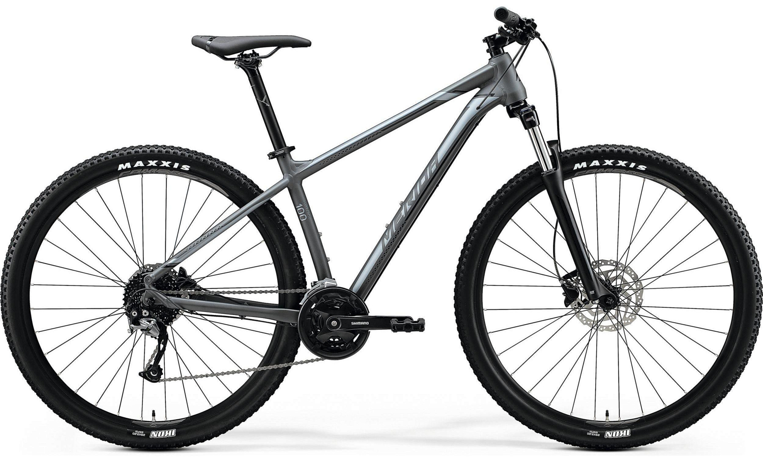 Велосипед MERIDA Big.Nine 100 2020 Matt Dark Grey/Silver