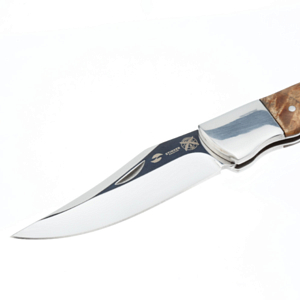 Нож Stinger Knives 92 мм рукоять сталь/дерево Коричневый