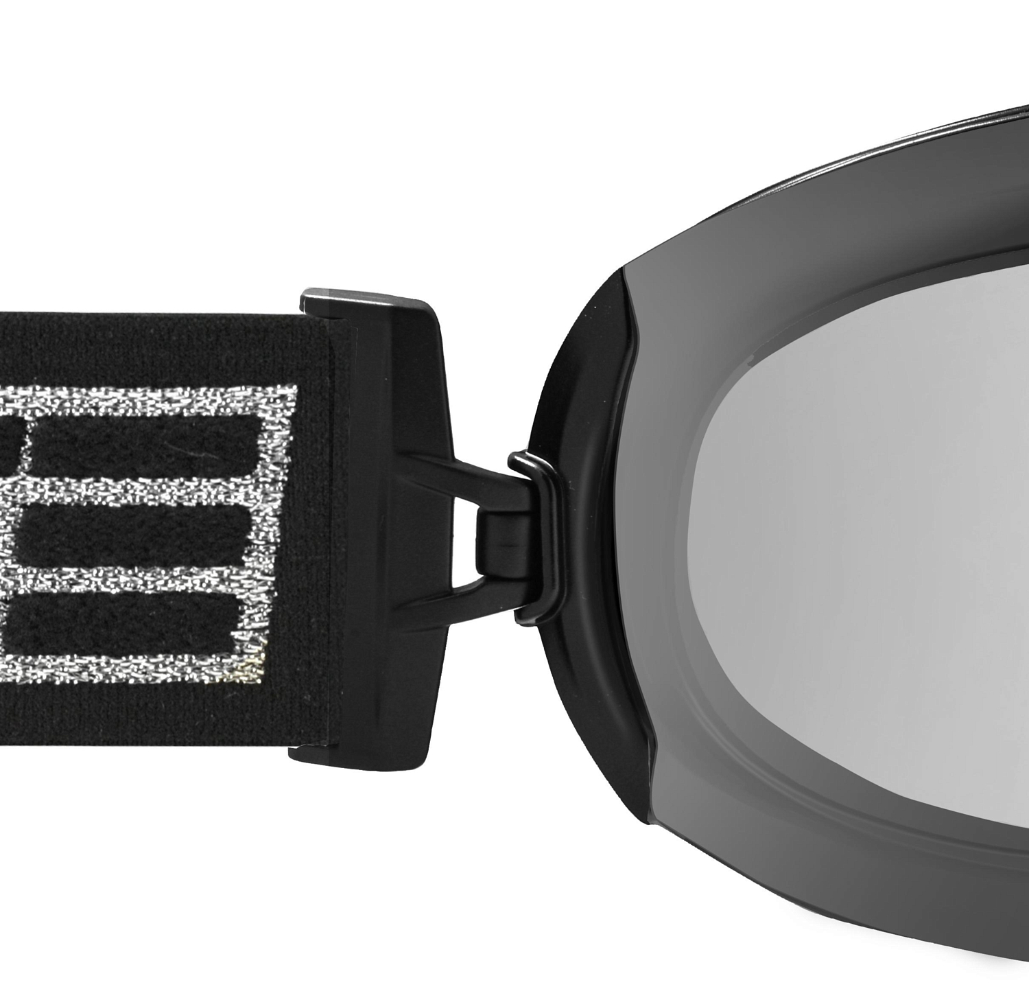 Очки горнолыжные Salice 604DAF Black-Silver/Clear