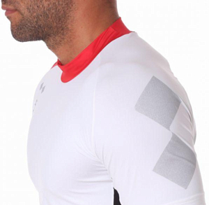 Футболка с длинным рукавом для парусного спорта SLAM Wid-D Breeze T-Shirt LS White/Red/Black