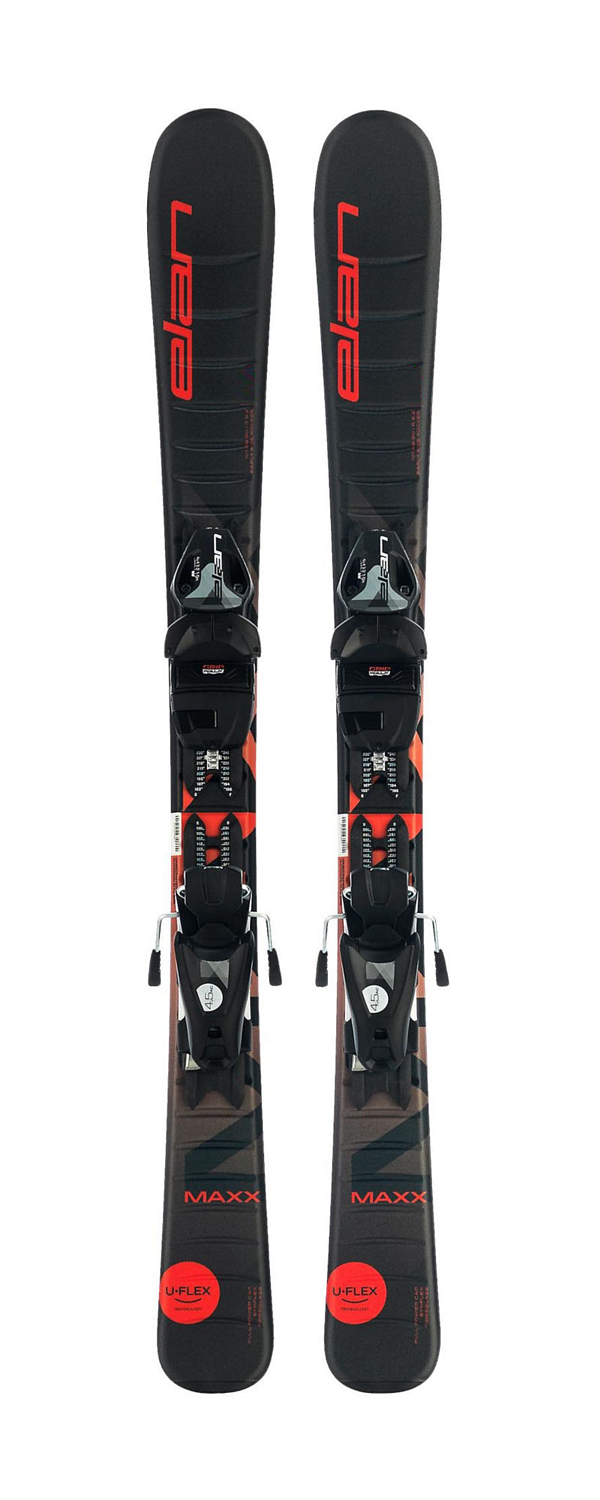 Горные лыжи с креплениями ELAN Maxx RED QS 100-120 + EL 4.5 Shift