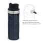 Термокружка Stanley Classic 0.47L One hand 2.0 синий