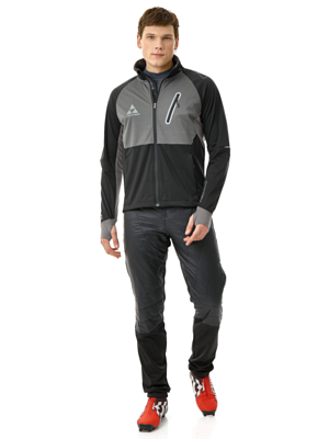 Куртка беговая FISCHER Asarna Black/Anthracite