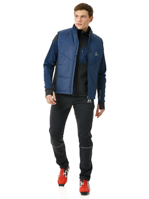 Брюки беговые FISCHER Softshell Warm Black