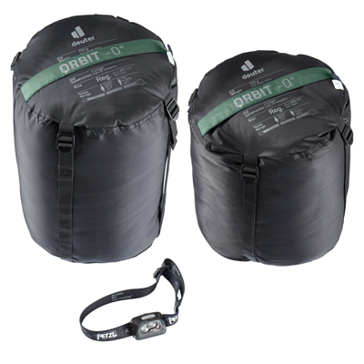 Спальник Deuter Orbit 0° Left Ivy/Ink