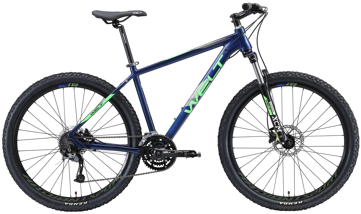 Велосипед Welt Rockfall 4.0 29 2020 Blue/Green