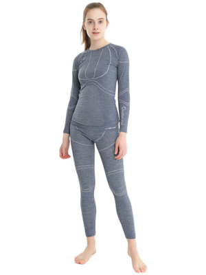 Комплект термобелья VIKING Lana Pro Merino Lady Set Dark Grey