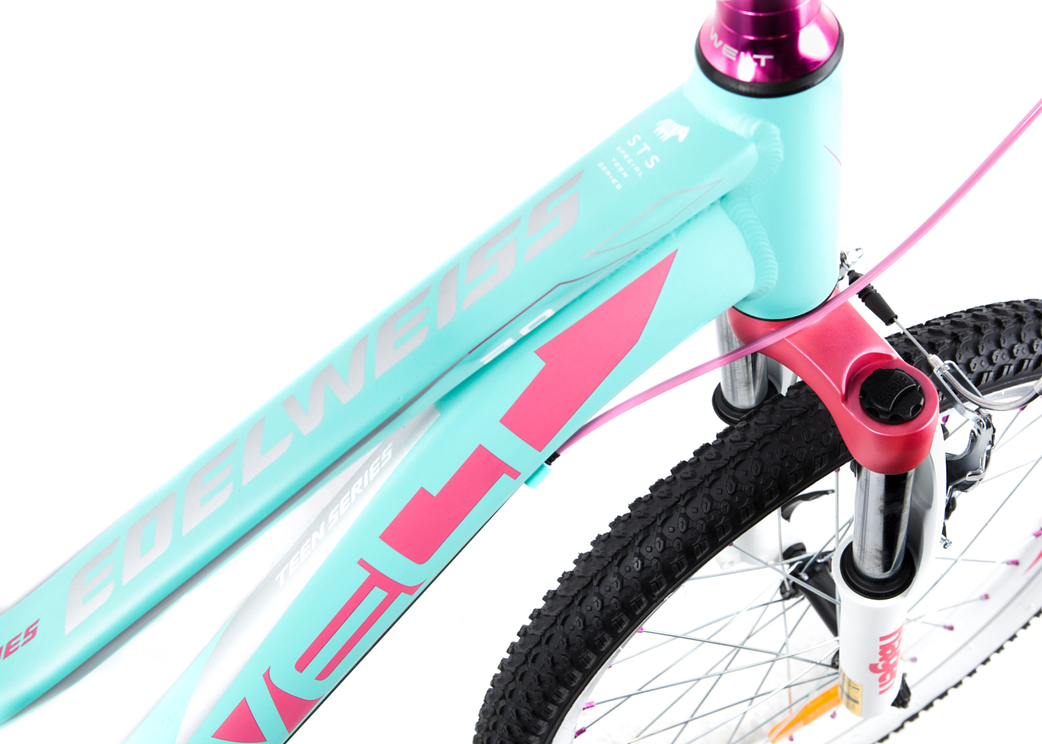 Велосипед Welt Edelweiss 20 2019 matt mint green/pink