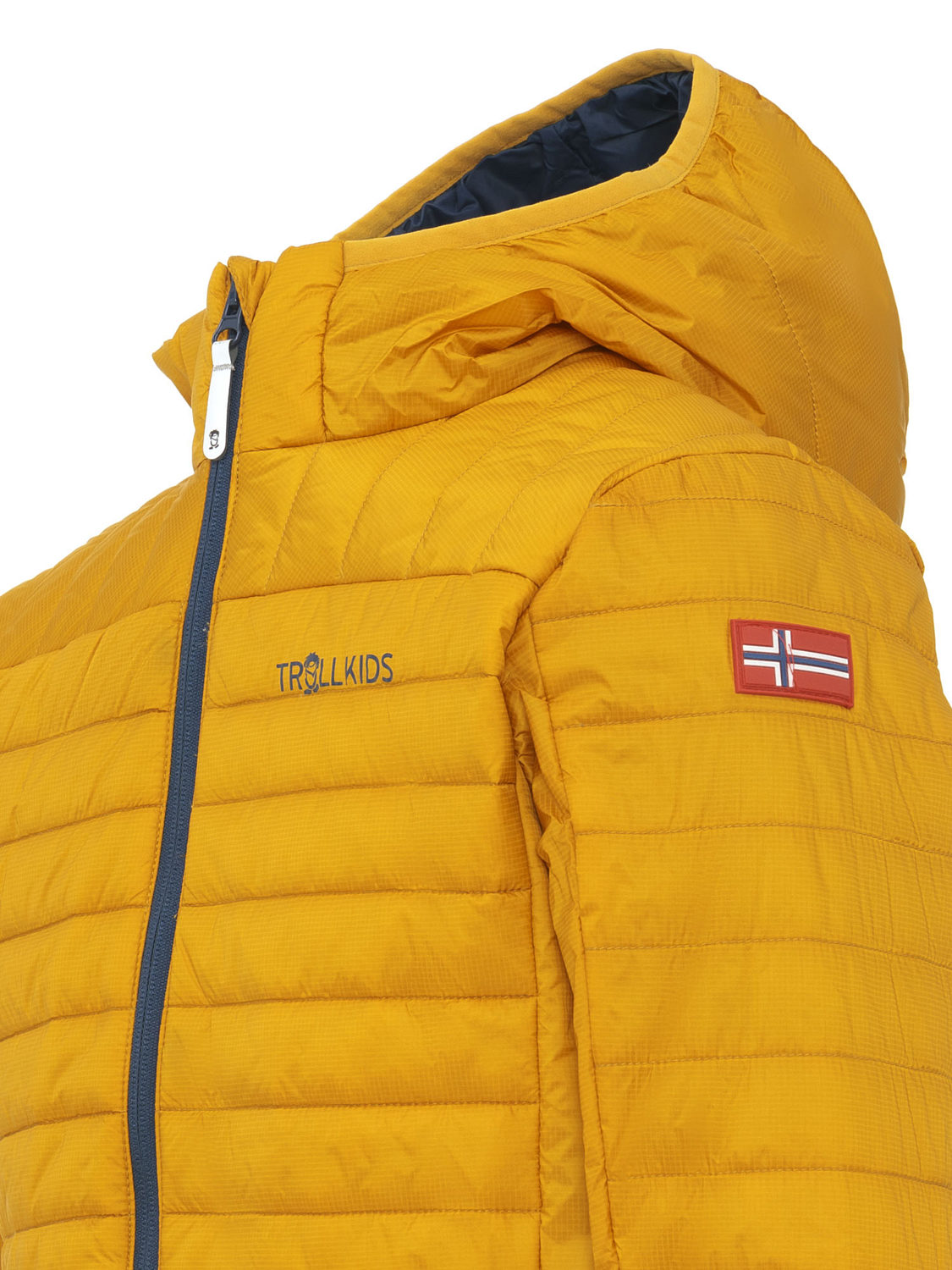 Куртка детская Trollkids Eikefjord Golden Yellow/Mystic Blue
