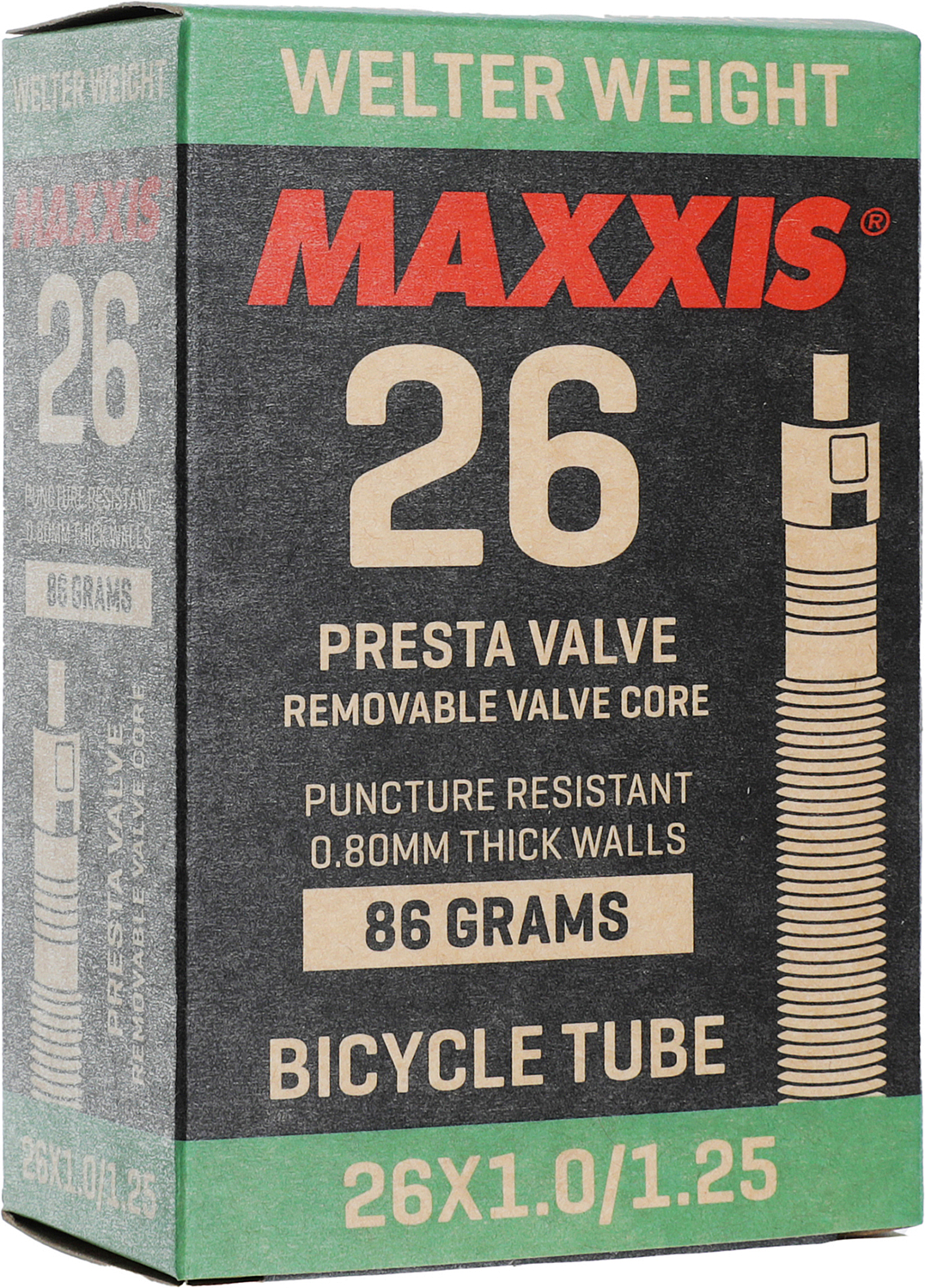 Велокамера Maxxis Welter Weight 26x1.0/1.25 FVSEP Вело ниппель
