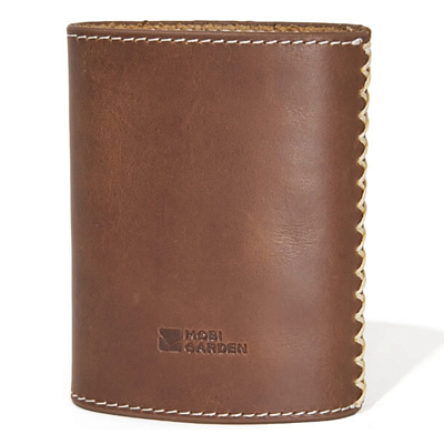 Фляжка Mobi Garden Leather Cover Titanium