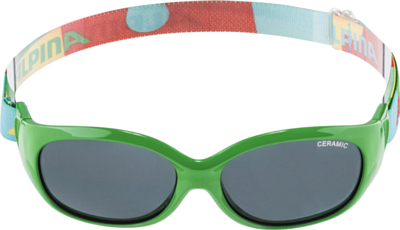 Очки солнцезащитные ALPINA Sports Flexxy Kids Green-Puzzle Gloss/Black Cat. 3